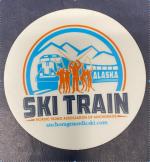 Ski Train Sticker